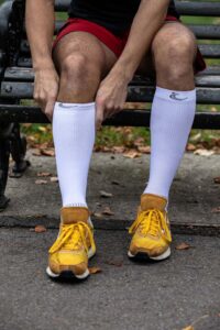 Running compression socks White